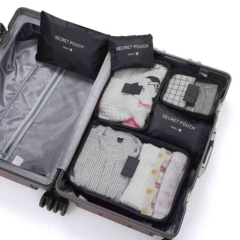 PAKTA 6-Piece Travel Packing Cube Set