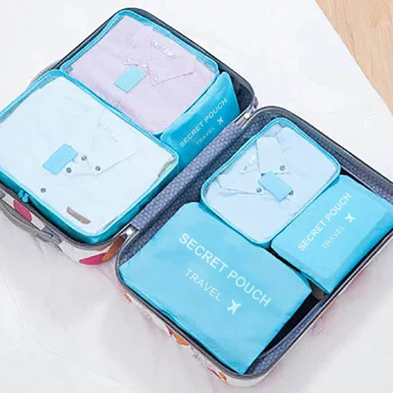 PAKTA 6-Piece Travel Packing Cube Set