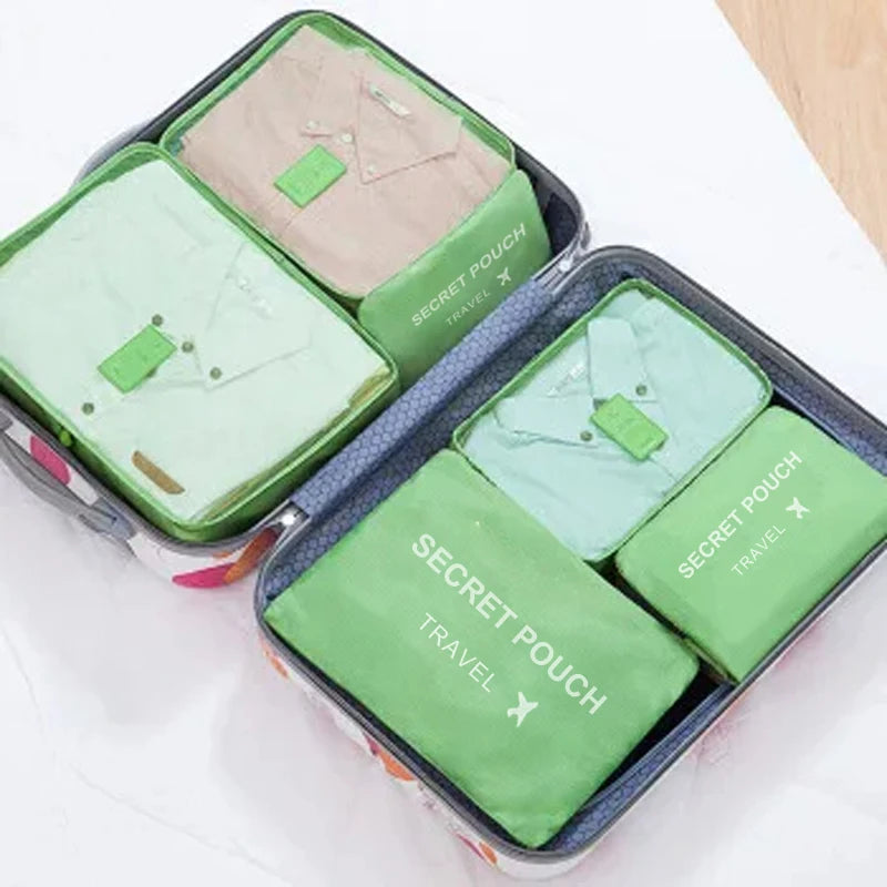 PAKTA 6-Piece Travel Packing Cube Set