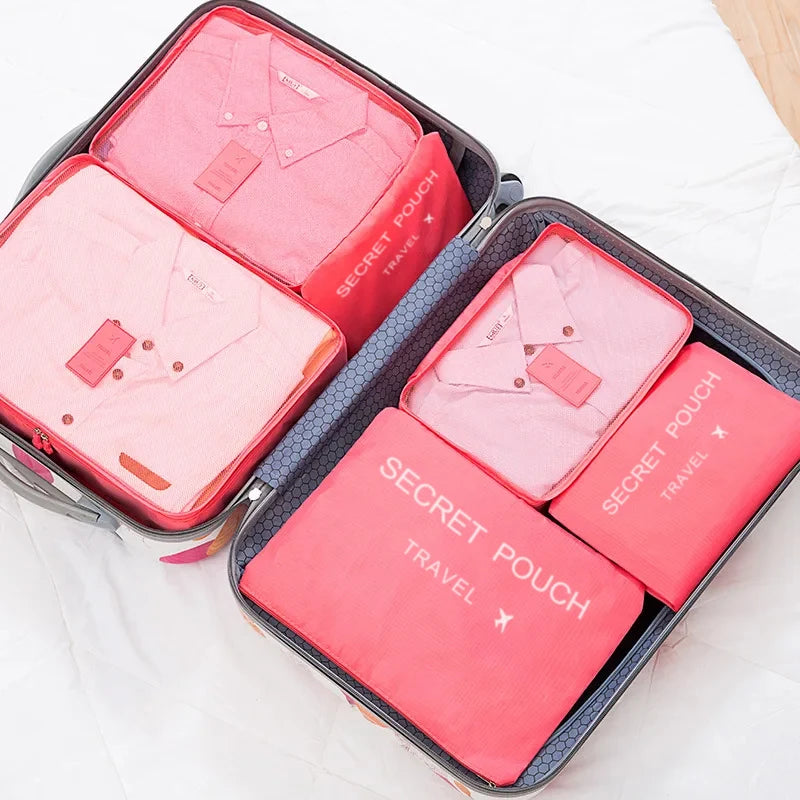 PAKTA 6-Piece Travel Packing Cube Set