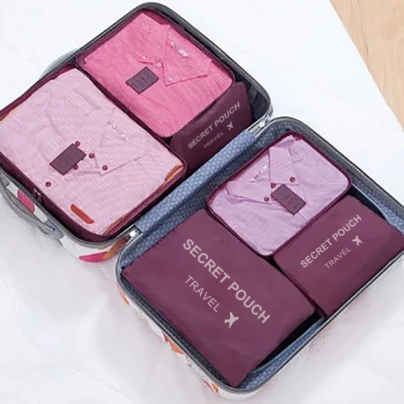 PAKTA 6-Piece Travel Packing Cube Set